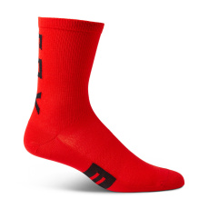 Cyklo ponožky Fox 6" Flexair Merino Sock  Fluorescent Red