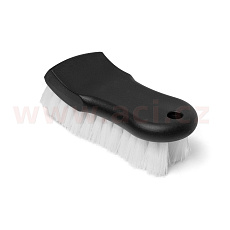 Kartáč na čištění pneumatik s nylonovými vlákny, bílý