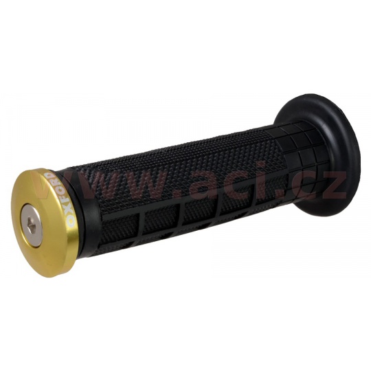 závaží řídítek Bar Ends 2 s konusem pro vnitřní průměr 13 a 18 mm (vnější 22 a 28,6 mm), OXFORD (zlaté, pár)