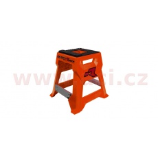 stojan MX R15 (technopolymer / hliník), RTECH (neon oranžová/černá) stojan MX R15 (technopolymer / hliník), RTECH (neon oranžová/černá)
