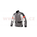 bunda VALPARAISO 3 DRYSTAR, ALPINESTARS (tmavá šedá/světlá šedá/červená)