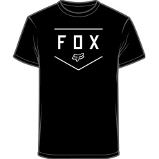 Pánské triko Fox Shield Ss Tech Tee Black Pánské triko Fox Shield Ss Tech Tee Black