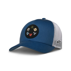 kšiltovka GAMBIT TRUCKER, ALPINESTARS (modrá/bílá) kšiltovka GAMBIT TRUCKER, ALPINESTARS (modrá/bílá)