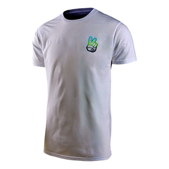 TLD TRIKO S KRÁTKÝM RUKÁVEM PEACE OUT WHITE / BLUE (70157304)