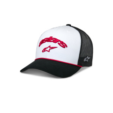 kšiltovka AGREE, ALPINESTARS (bílá/černá)