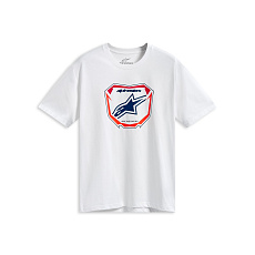 triko PLATE CSF, ALPINESTARS (bílá)