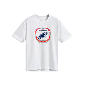 triko PLATE CSF, ALPINESTARS (bílá) triko PLATE CSF, ALPINESTARS (bílá)