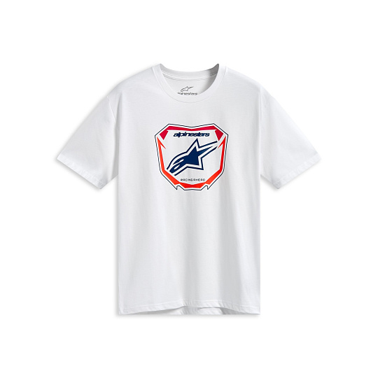 triko PLATE CSF, ALPINESTARS (bílá)
