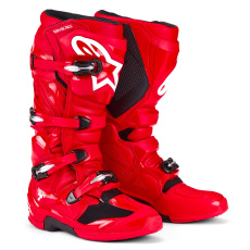 boty TECH 7, ALPINESTARS (červená) 2025 boty TECH 7, ALPINESTARS (červená) 2025