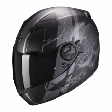 Moto přilba SCORPION EXO-490 DAR matná černo/stříbrná Moto přilba SCORPION EXO-490 DAR matná černo/stříbrná