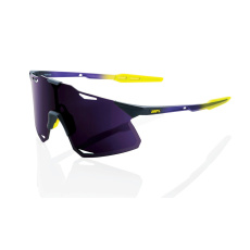 sluneční brýle HYPERCRAFT Metallic Digital Brights, 100% (fialové sklo)