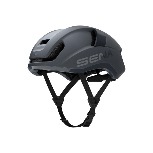 cyklo přilba s headsetem S1, SENA (matná šedá)