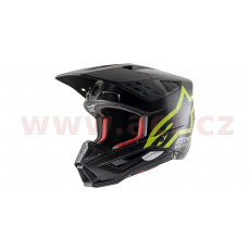 přilba S-M5 COMPASS 2022, ALPINESTARS (matná černá/žlutá fluo) přilba S-M5 COMPASS 2022, ALPINESTARS (matná černá/žlutá fluo)