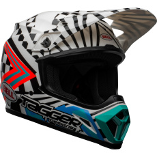 Motocyklová přilba Bell Bell MX-9 Mips Tagger Check Me Out Helmet Gloss White/Black Motocyklová přilba Bell Bell MX-9 Mips Tagger Check Me Out Helmet Gloss White/Black