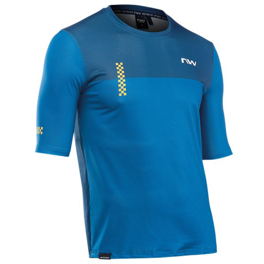 Pánský cyklo dres Northwave Xtrail 2 Man Jersey Short Sleeve  Blue