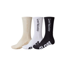 Ponožky Globe Low Velocity Crew Sock 3 Pack  Assorted