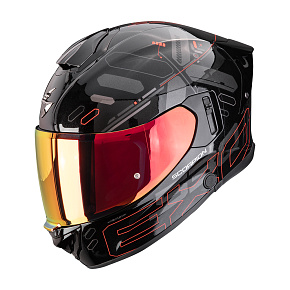 Moto přilba SCORPION EXO-530 AIR FOND metalická černo/červená Moto přilba SCORPION EXO-530 AIR FOND metalická černo/červená