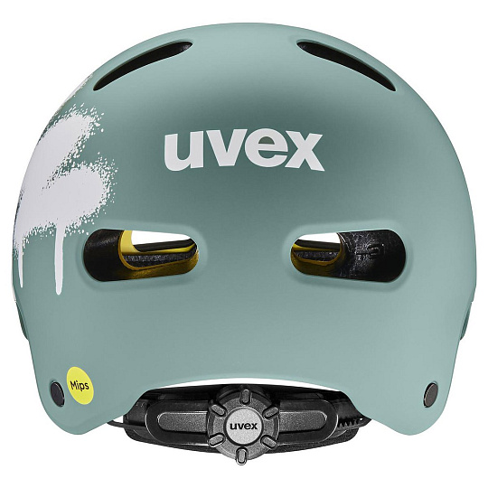UVEX HELMA KID 4 STYLE MIPS SPRAY SAGE GREEN MATT (S4148240300)
