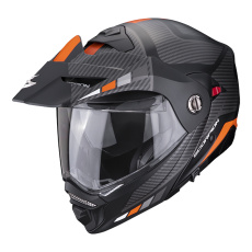 Moto přilba SCORPION ADX-2 CAMINO matná černo/stříbrno/oranžová Moto přilba SCORPION ADX-2 CAMINO matná černo/stříbrno/oranžová