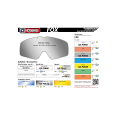 sklo Chrom FOX Airspc silver sklo Chrom FOX Airspc silver