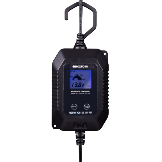 nabíječka Oximiser Pro 5000, OXFORD (5A, 12V, 40-120Ah)