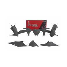 sada plastů KTM, RTECH (limitovaná edice QUANTUM GREY, šedá, 6 dílů, vč. krytů vzduch filtru) sada plastů KTM, RTECH (limitovaná edice QUANTUM GREY, šedá, 6 dílů, vč. krytů vzduch filtru)