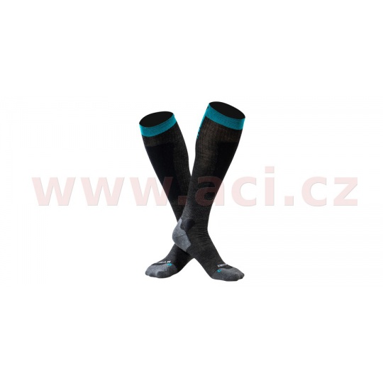 ponožky SNOWFLAKE - wool, UNDERSHIELD (černá)