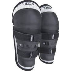 Dětské chrániče kolen a holení Fox Racing PeeWee Titan Knee/Shin Guard Black/Silver OS