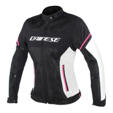 Dámská moto bunda DAINESE AIR FRAME D1 LADY TEX černo/šedo/růžová