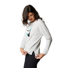 Dámské triko Fox Detonate Ls Knit Top Light Grey 