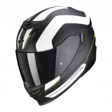Moto přilba SCORPION EXO-520 AIR LEMANS matná černo/stříbrno/bílá Moto přilba SCORPION EXO-520 AIR LEMANS matná černo/stříbrno/bílá