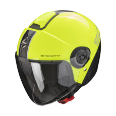 Moto přilba SCORPION EXO-CITY II CARBO neonově žluto/černá Moto přilba SCORPION EXO-CITY II CARBO neonově žluto/černá