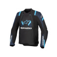 bunda T-STUNT AIR, ALPINESTARS (černá/modrá/světle modrá) 2025