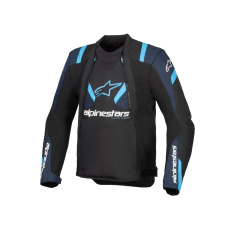 bunda T-STUNT AIR, ALPINESTARS (černá/modrá/světle modrá) 2025 bunda T-STUNT AIR, ALPINESTARS (černá/modrá/světle modrá) 2025