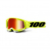 RACECRAFT 2 Goggle - Yellow - Mirror Red Lens