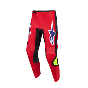 kalhoty FLUID GRID, ALPINESTARS (červená/černá/fialová/žlutá fluo) 2026 kalhoty FLUID GRID, ALPINESTARS (červená/černá/fialová/žlutá fluo) 2026
