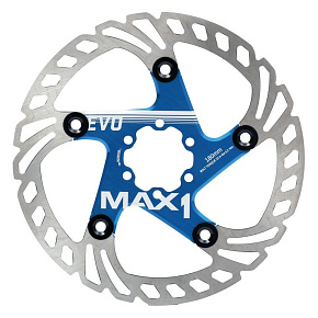 brzdový kotouč MAX1 Evo 180 mm modrý brzdový kotouč MAX1 Evo 180 mm modrý