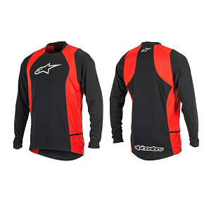 Alpinestars Drop 2 L/S Jersey dres Black Red Alpinestars Drop 2 L/S Jersey dres Black Red