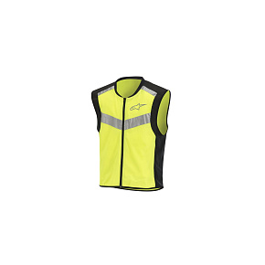 reflexní vesta FLARE NEON, ALPINESTARS (černá/žlutá fluo) 2027