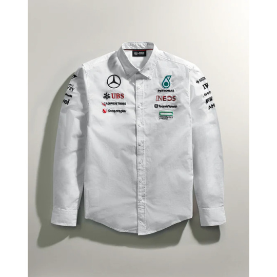 Týmová košile Mercedes AMG F1 bílá - M