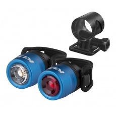 KELLYS Set osvětlení dobíjecí KLS IO USB set, blue KELLYS Set osvětlení dobíjecí KLS IO USB set, blue