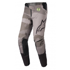 kalhoty TECHSTAR limitovaná edice AMS, ALPINESTARS (šedá/černá/žlutá fluo)