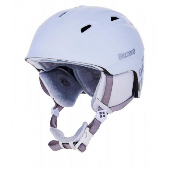 helma BLIZZARD Viva Demon ski helmet, white matt/silver squares, AKCE
