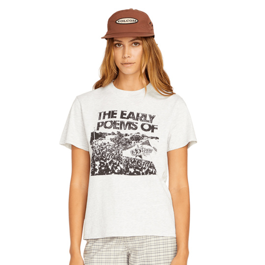 Dámské triko Volcom ock It Up Tee ight Grey 