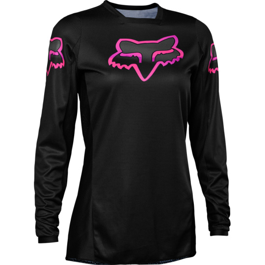Dámský MX dres Fox Wmns 180 Blackout Jersey  Black/Pink