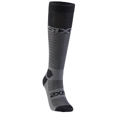 SIXS LONG RACING V2 podkolenky černá/šedá