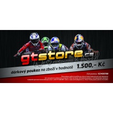Dárkový poukaz v hodnotě 1500Kč Dárkový poukaz v hodnotě 1500Kč
