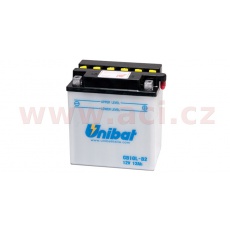 baterie 12V, YB10L-B2, 11Ah, 130A, konvenční 135x90x145, FULBAT (vč. balení elektrolytu) baterie 12V, YB10L-B2, 11Ah, 130A, konvenční 135x90x145, FULBAT (vč. balení elektrolytu)