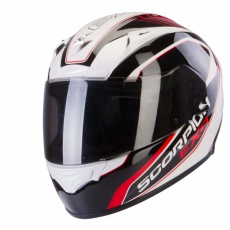 Moto přilba SCORPION EXO-2000 AIR PERFORMER pearl bílo/černo/červená Moto přilba SCORPION EXO-2000 AIR PERFORMER pearl bílo/černo/červená