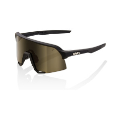 sluneční brýle S3 Soft Tact Black, 100% (zlaté sklo)